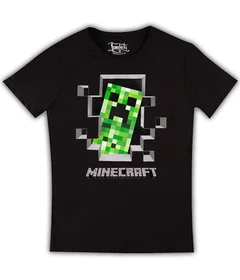 Прикольные футболки: Майнкрафт на черной